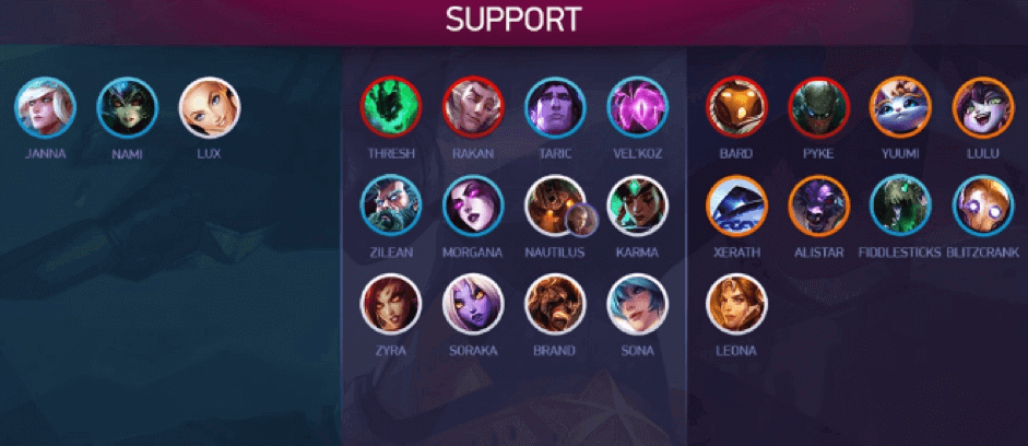 league of legends support image